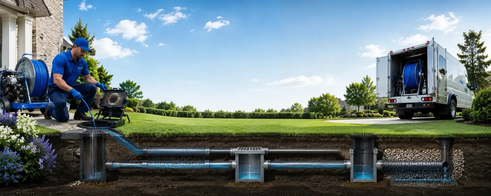 Outdoor drain cleaning information for Rockford, OH
